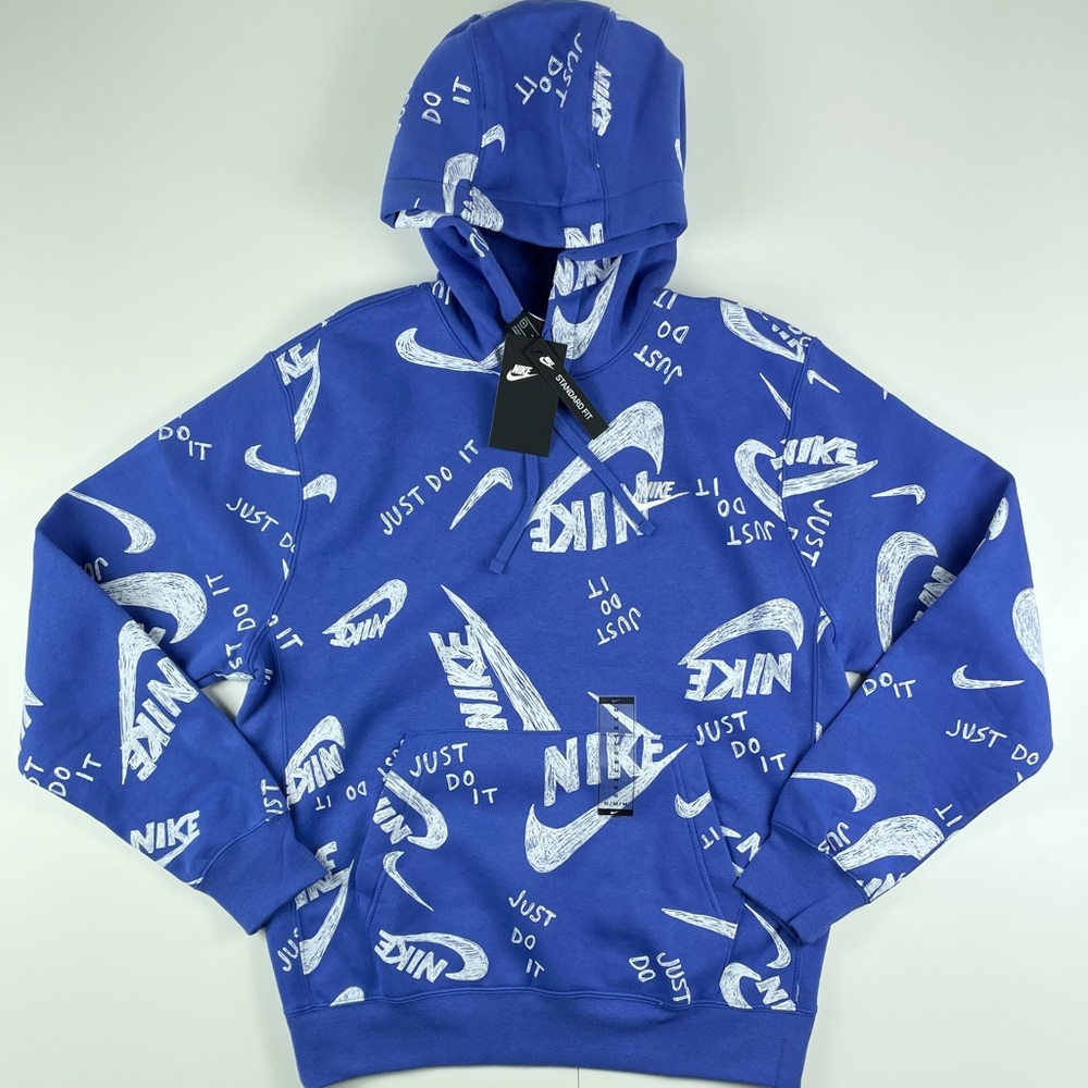 Nike Sportswear All Over Print Pullover Hoodie